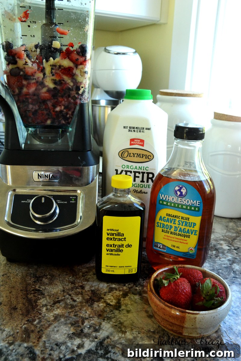 Kefir Review: First-Timer's Experience 3 A blogger's review of kefir provided the perfect opportunity to try this delicious, good for you product. Click the link for an easy kefir smoothie recipe.