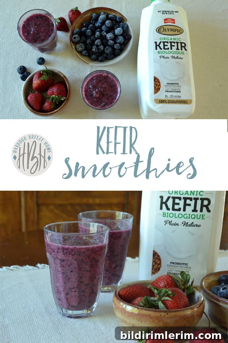 *Kefir Smoothies* Make this healthy & yummy drink with kefir and fresh fruit. Click to read the simple instructions. kefir smoothies