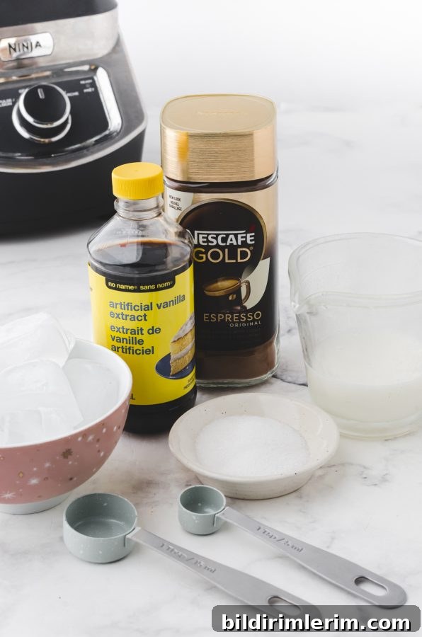 Nescafe Frappe Recipe: Iced Coffee with Espresso Powder 3 Ingredients needed for this Nescafe frappe recipe