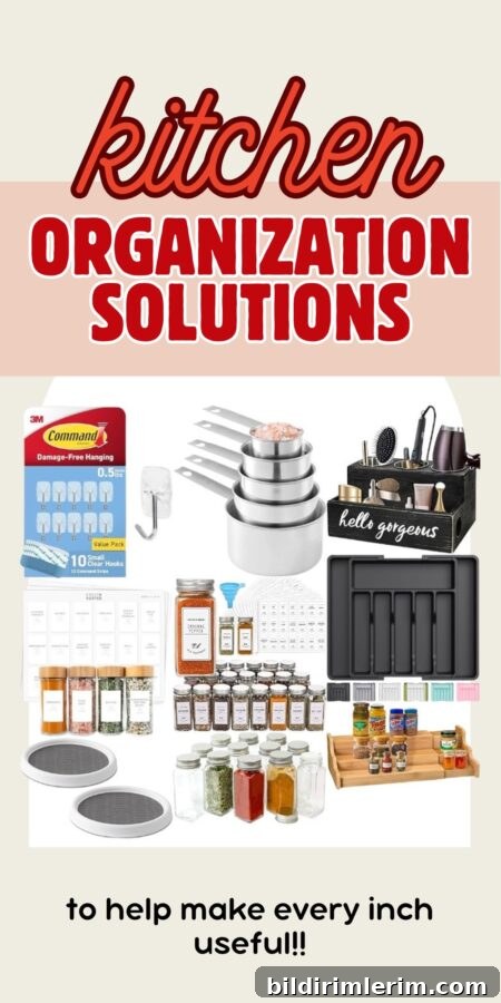 Tired of cluttered cabinets and hard-to-reach kitchen essentials? These brilliant kitchen organization ideas will help you maximize storage, organize spices, and keep everything easy to find!