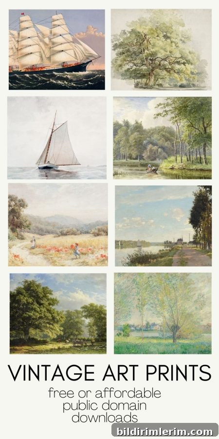 stack of vintage prints
