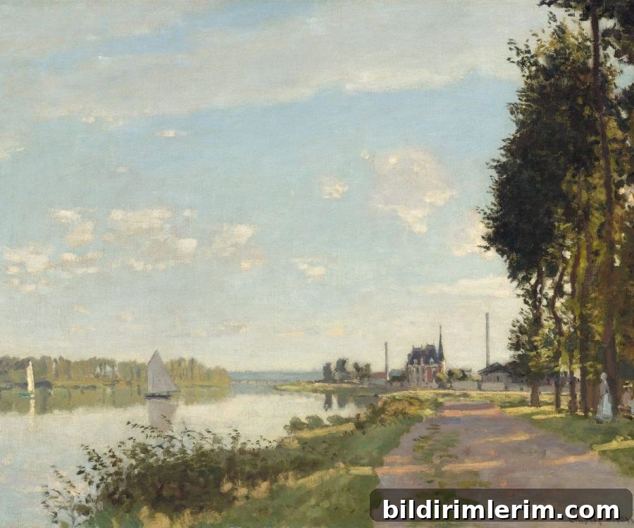 Argenteuil 1872 by Claude Monet