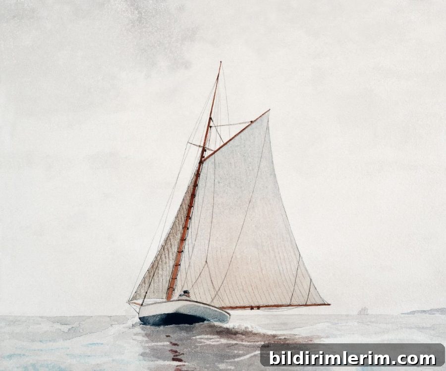 Sailboat Winslow Homer