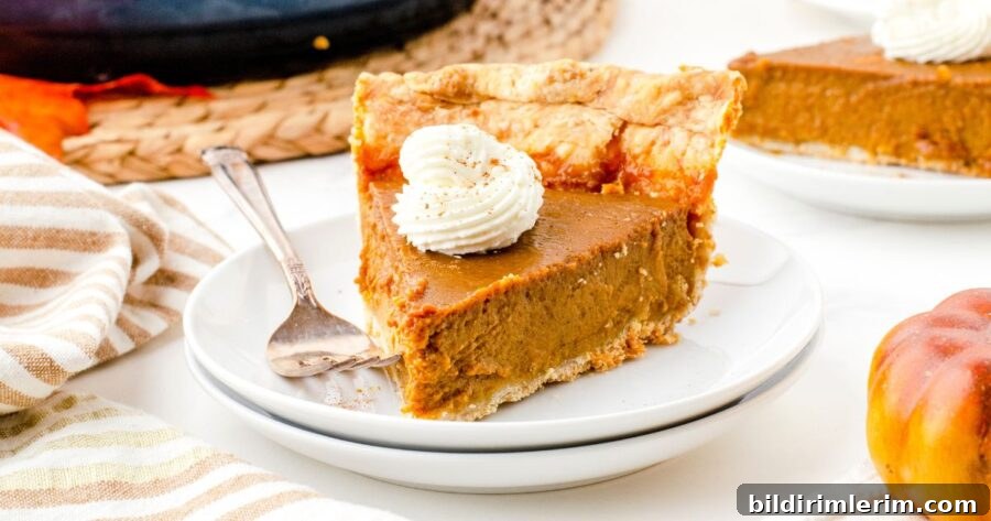 pumpkin pie on a dessert plate