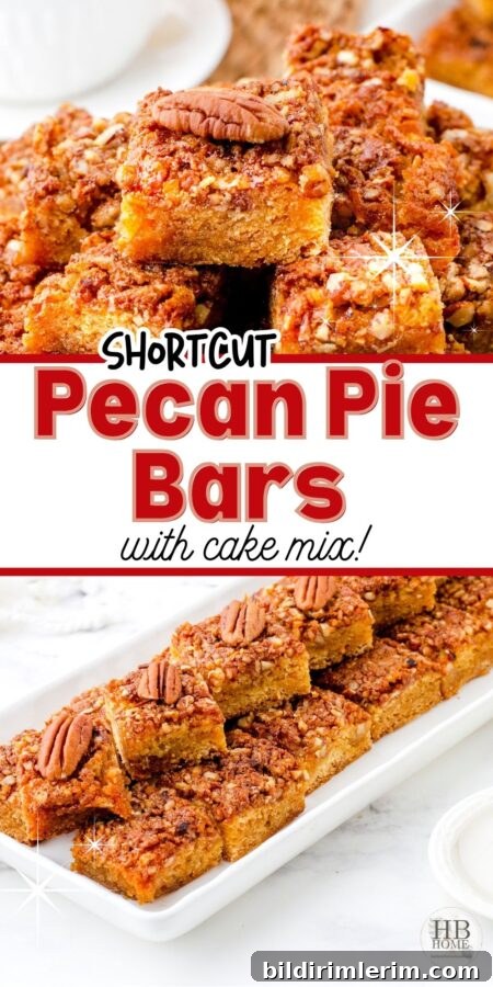 Easy Pecan Pie Bars