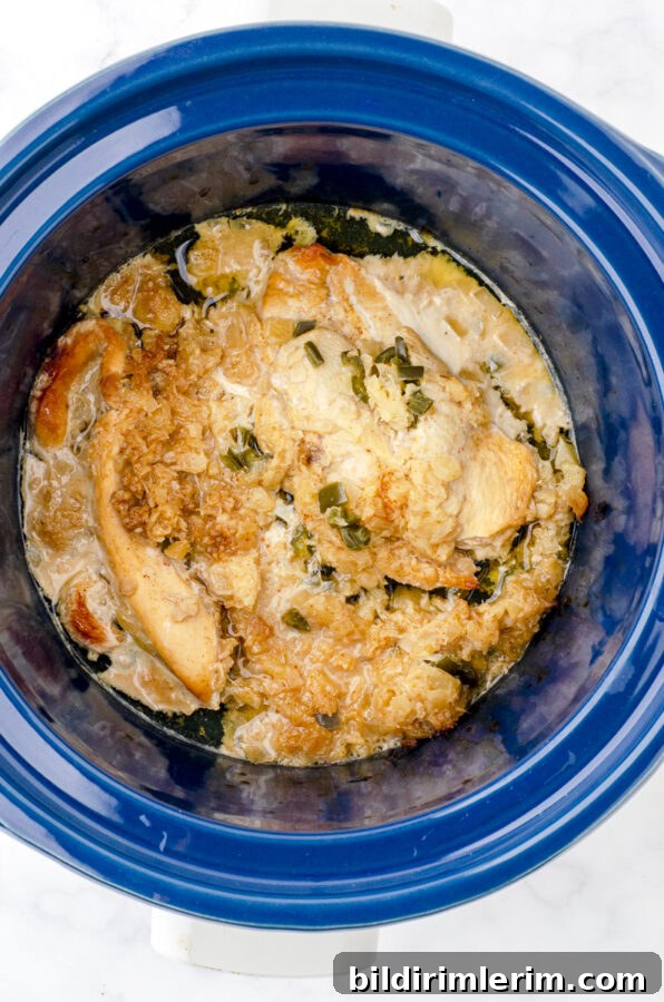 Crock pot shredded chicken cooked in a crock pot but not shredded yet.