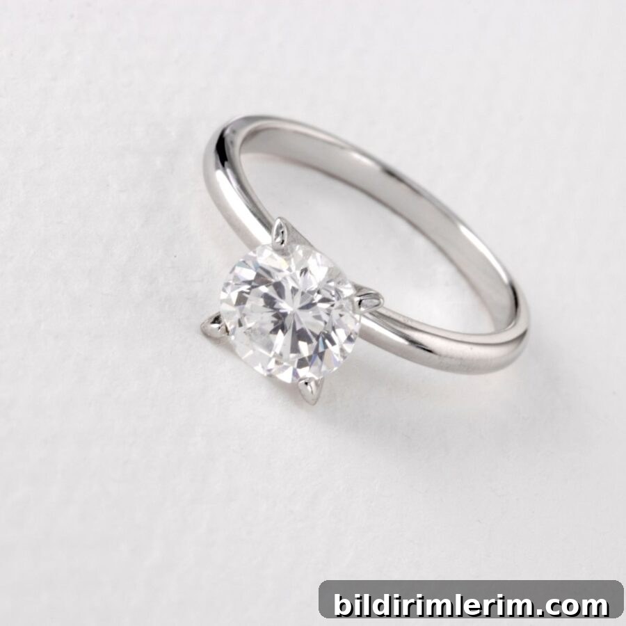 Couple choosing an engagement ring