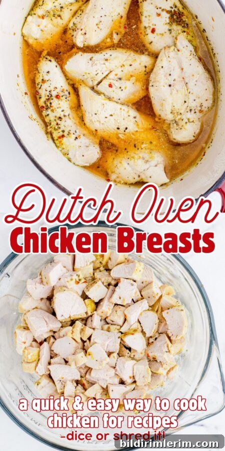 Diced cooked chicken ready for recipes