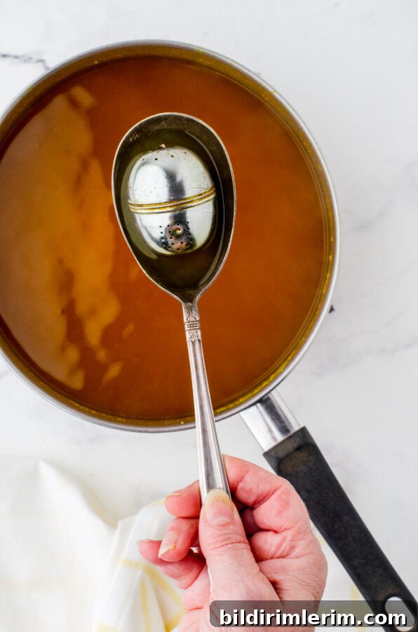 Removing tea infuser after steeping