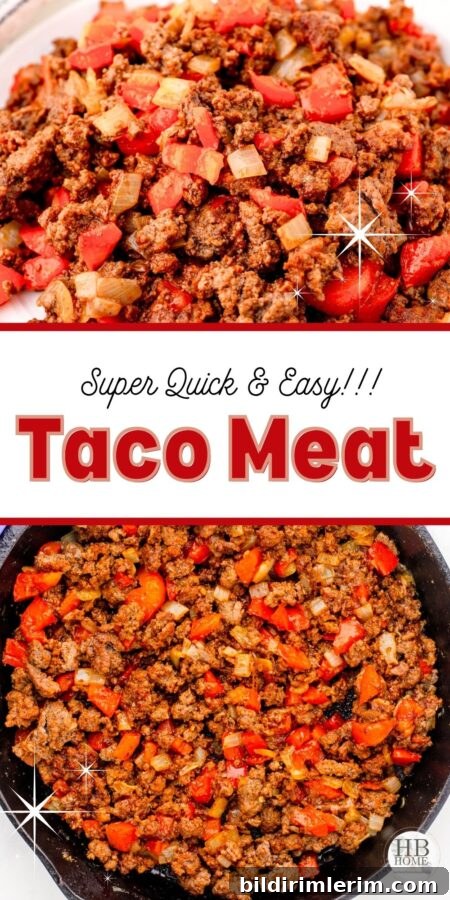Ground Beef Taco Meat for Fast Weeknight Tacos 7 served tacos
