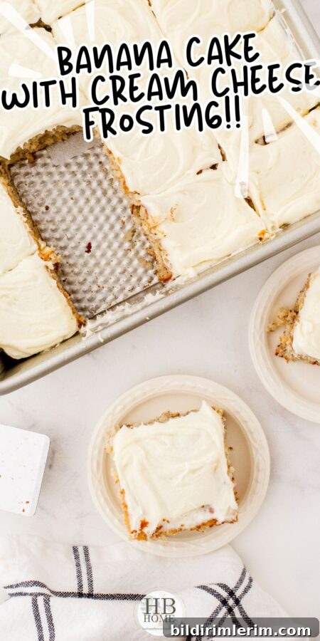 slice of banana cake on a plate