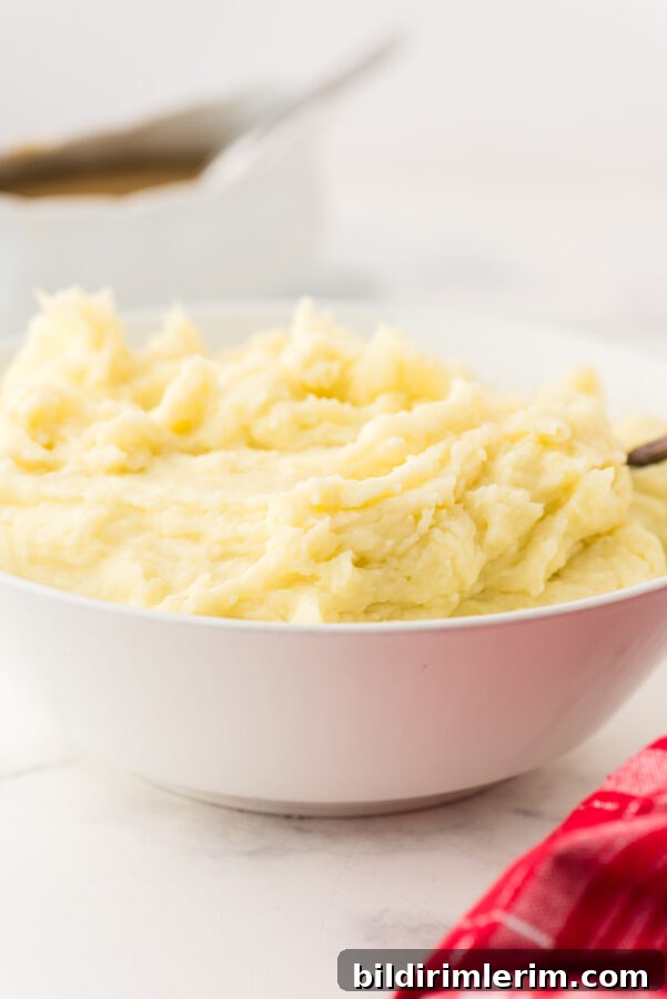 Creamy Whipped Mashed Potatoes with Cottage Cheese 10 Serving of mashed potatoes