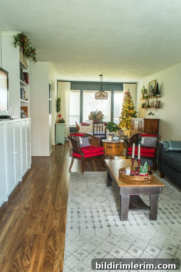 Townhouse living room view
