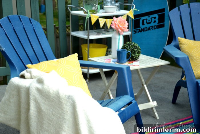 beach cottage inspired deck makeover