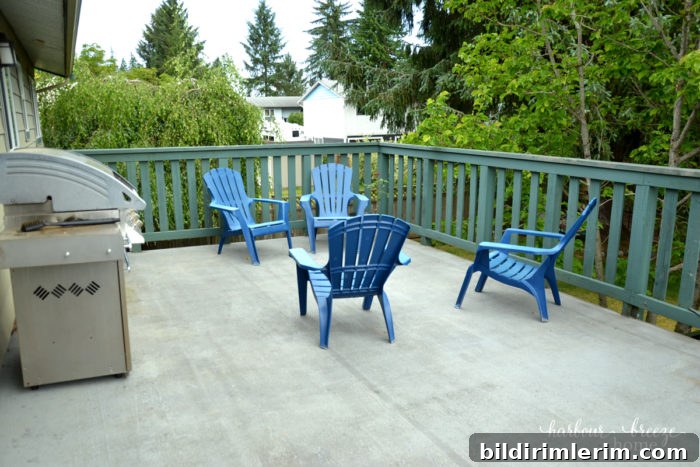 beach cottage inspired deck makeover