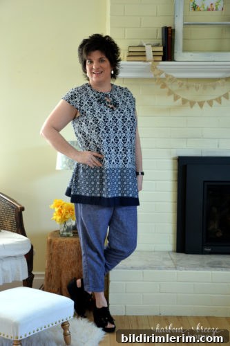 Navy & White Work Wear ~ Fashion over 40
