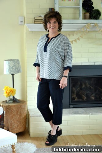 Navy & White Work Wear ~ Fashion over 40