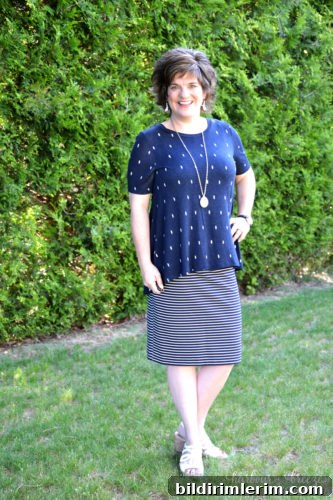 Navy & White Work Wear ~ Fashion over 40