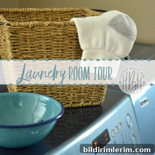 Laundry Room Tour ~ a practical layout filled with great organizational solutions