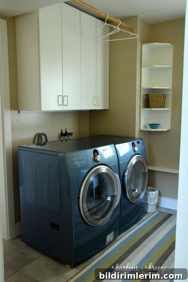 Laundry Room Tour ~ a practical layout filled with great organizational solutions