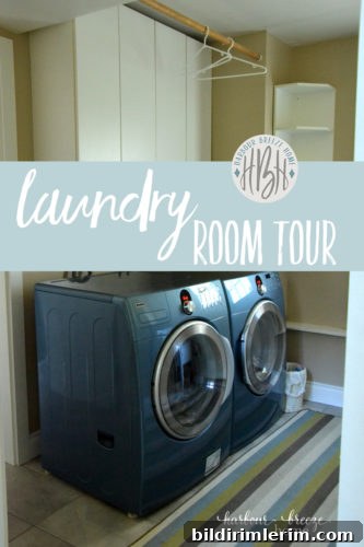 Laundry Room Tour ~ a practical layout filled with great organizational solutions