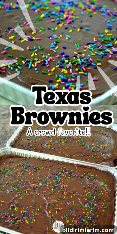 A collage of texas brownies pictures