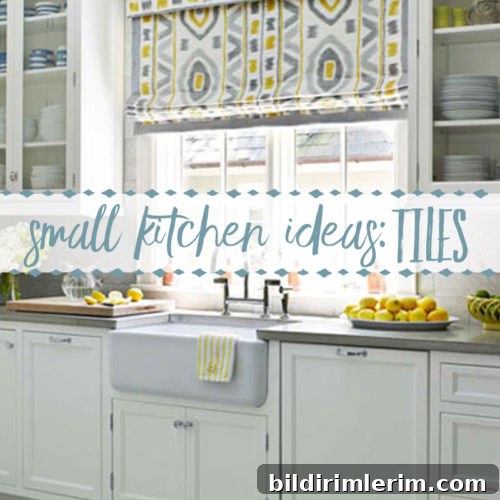 Inspiration for Small Kitchens ~ White Tile