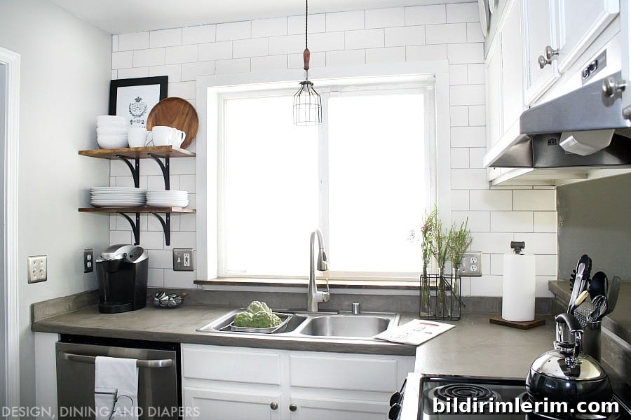 Inspiration for Small Kitchens ~ White Tile