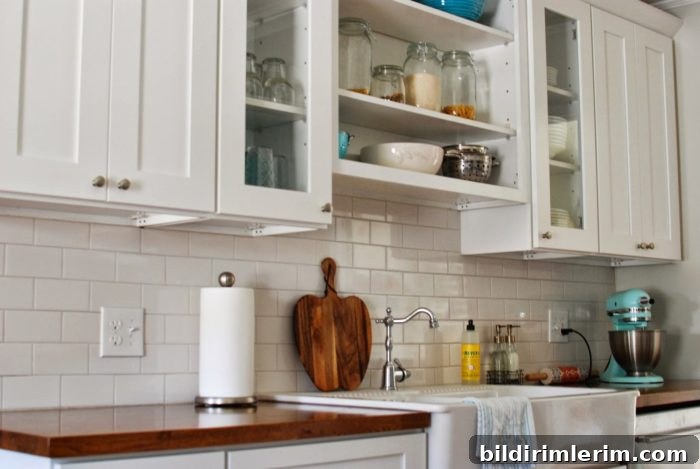 Inspiration for Small Kitchens ~ White Tile