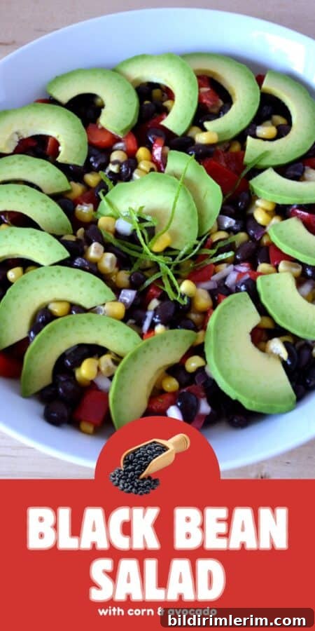 Black Bean, Corn and Avocado Salad Recipe 7 black bean salad