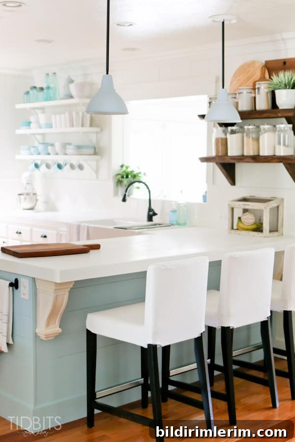Paint Colors for Small Kitchens Blue and white kitchen