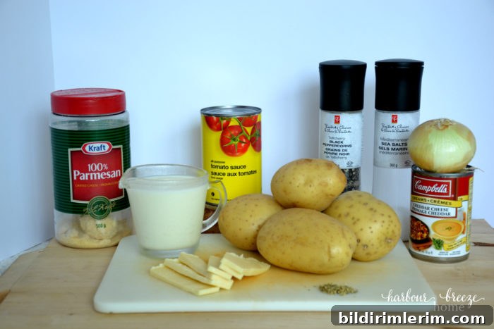 ingredients for recipe sitting on a table