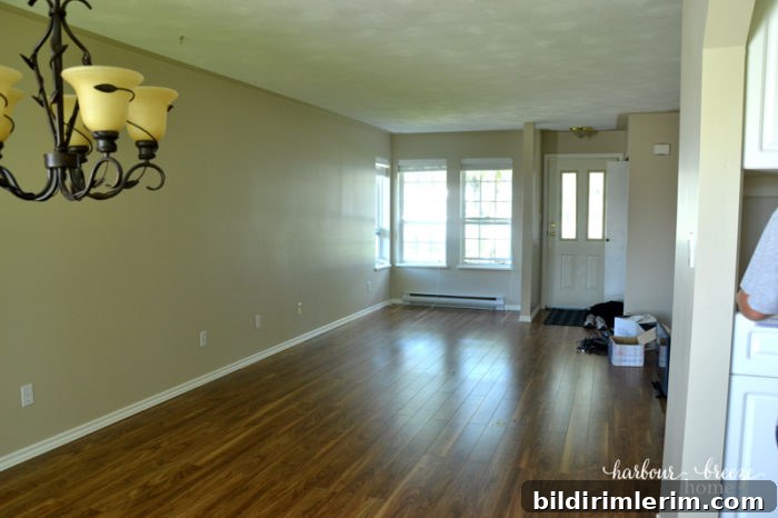 One Room Challenge ~ Modern Industrial Farmhouse Living & Dining Room Makeover at Harbour Breeze Home