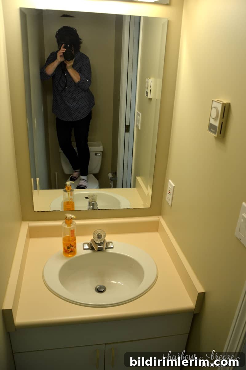 Powder Room Before & After