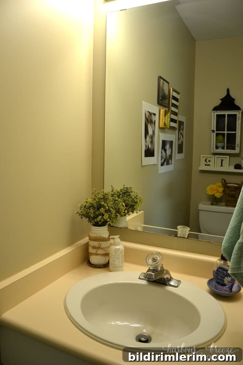 Powder Room Before & After