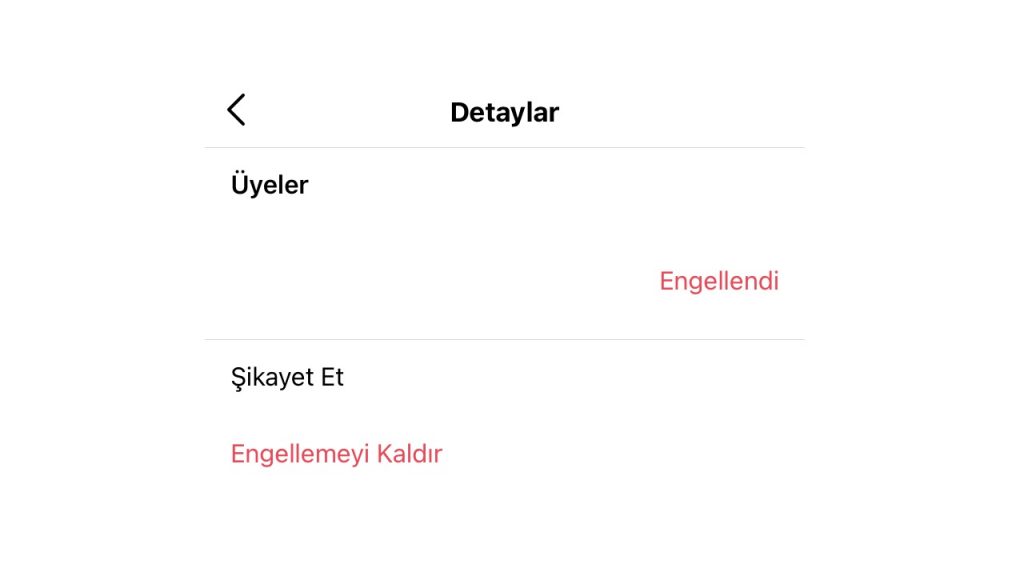 instagram engel kaldırma